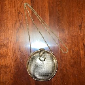 Whiting & Davis Gold Sequin Canteen Bag ✨